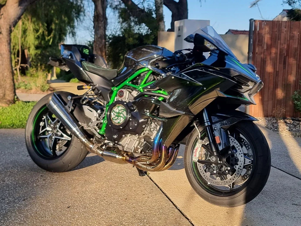 Vandemon  H2 H2R Bimodal Stealth Titanium Exhaust System H2 H2R 2015-2024 KAWAH2TICSPOLEXHWVR VA-49