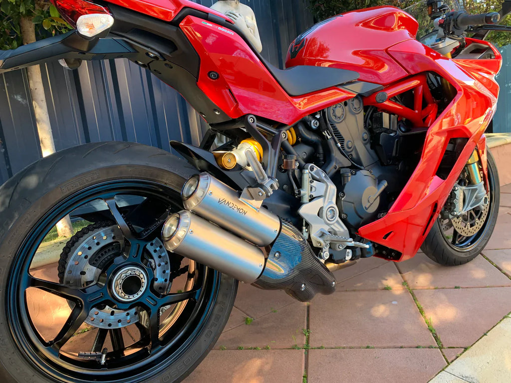 Vandemon  Ducati Supersport 939 Side Mount Titanium Exhaust System 2017-20 DUC939STIEXHSYA VA-40