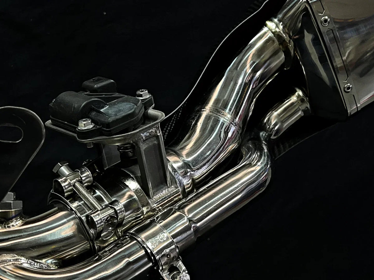 Vandemon  H2 H2R 2015-2024 Bimodal Stealth Titanium Exhaust System KAWAH2TICSPOLEXHWV VA-48