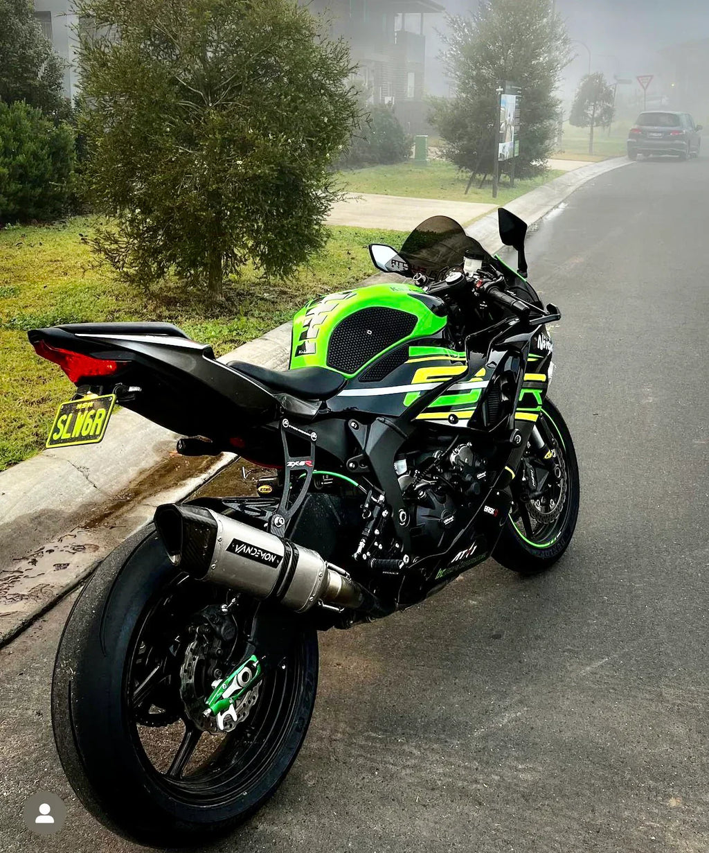 Vandemon  Full Titanium Exhaust ZX6R 600 & 636 2009-2024  KAWAZX6RTITANEXHCFA VA-47