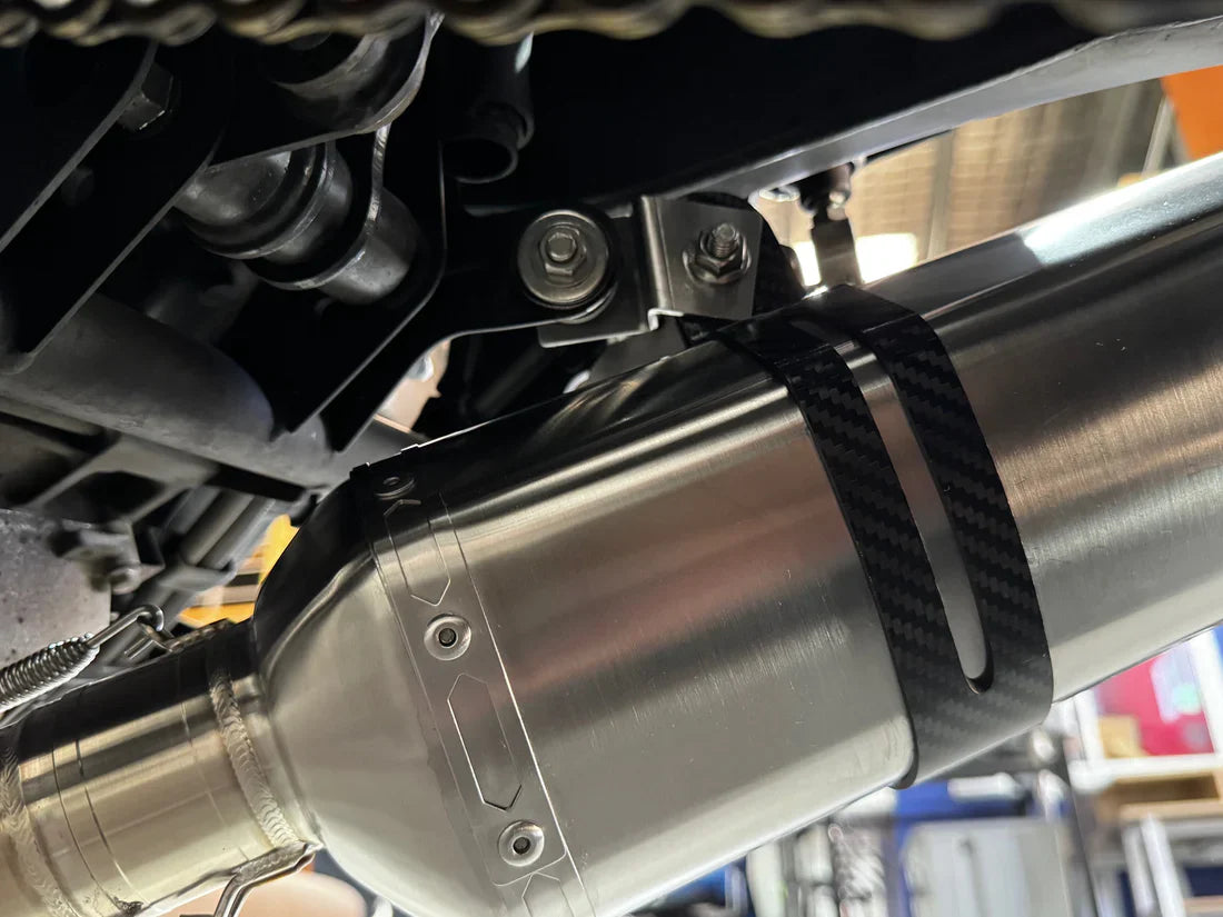 VANDEMON Kawasaki Z650 & Ninja 650 Vandemon Stainless Steel Exhaust System KAWANJA650SSBREXA VA-134