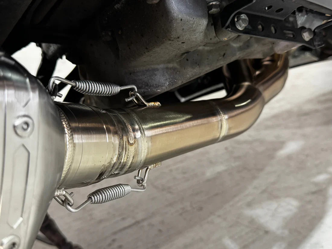 VANDEMON Kawasaki Z650 & Ninja 650 Vandemon Stainless Steel Exhaust System KAWANJA650SSBREXA VA-134