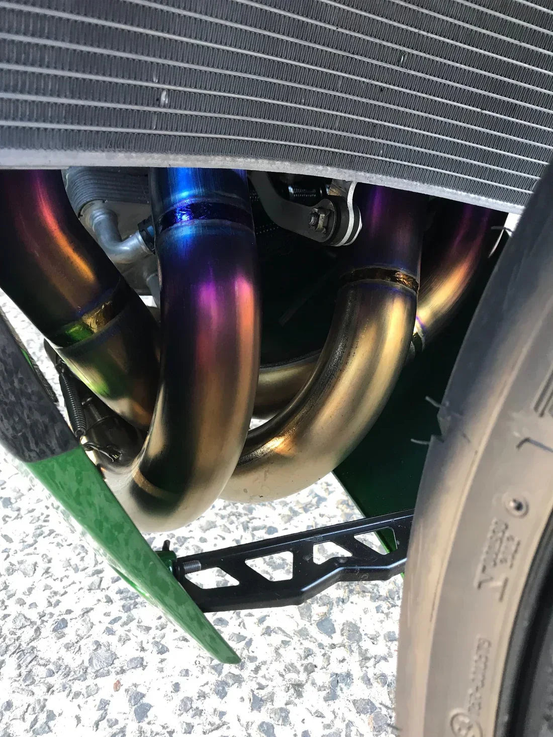 Vandemon Kawasaki H2 SE SX Vandemon Titanium Exhaust System 2018-25 KAWAH2SESXTIEXHSYSC VA-133