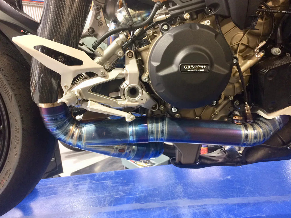 Vandemon  Ducati Panigale 1199, 1199S, 1299S, 1299 SP & R  2011-18 Titanium High Mount Exhaust System DUC129TIEXHMESA VA-36