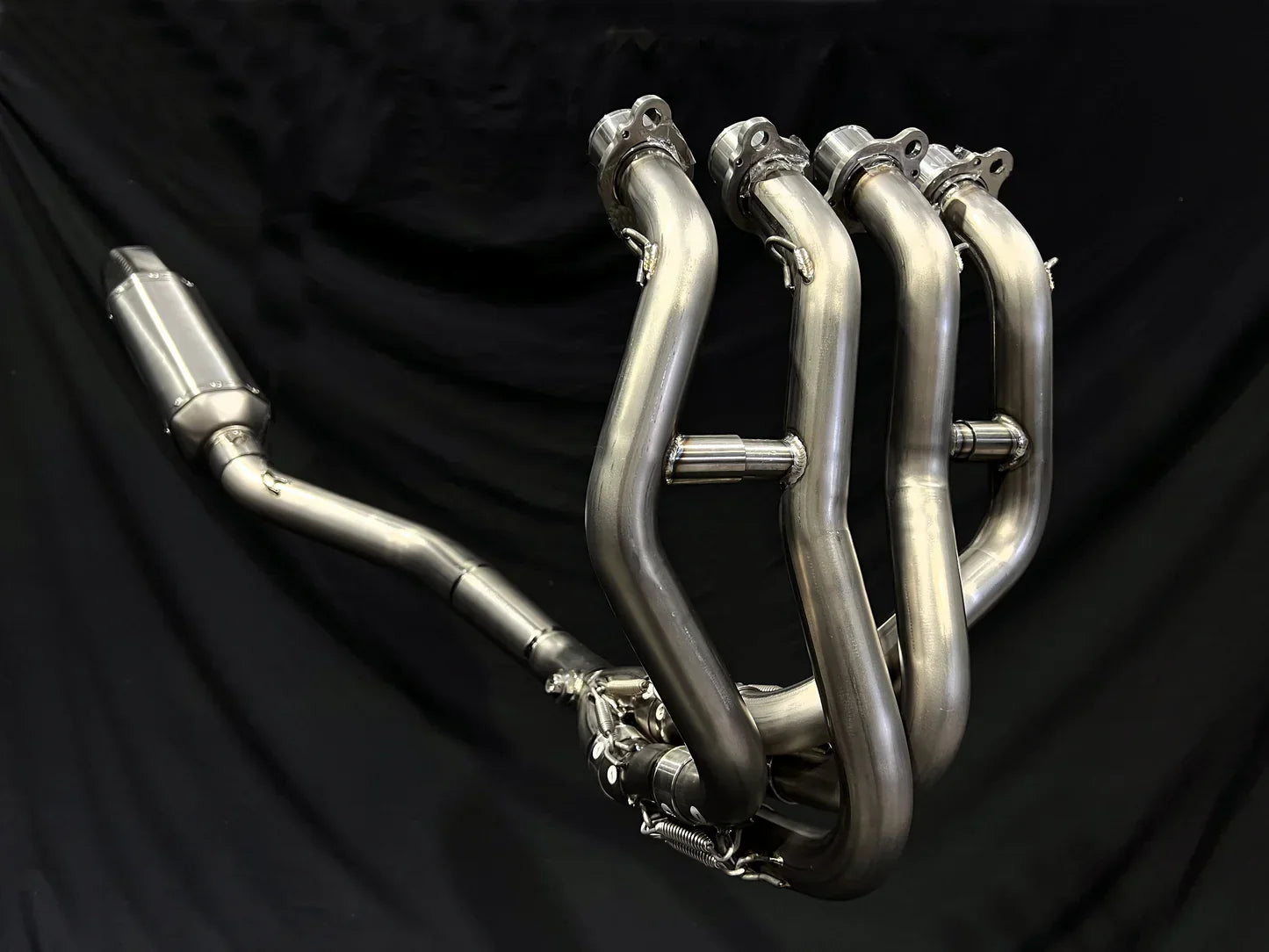Vandemon Side Mount Titanium Race Exhaust System 2023-2025 ZX4R-ZX4RR KAWAZX25RTIEXHA VA-68