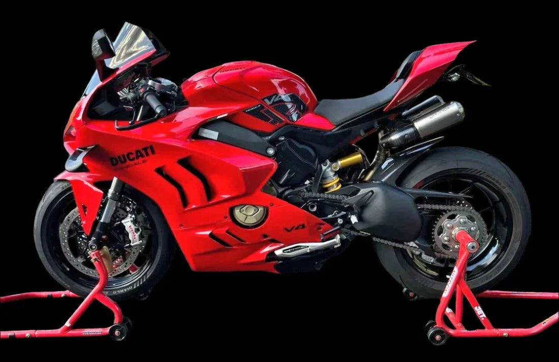Vandemon Ducati Panigale V4,V4S,V4R & Streetfighter V4 2018-24 Titanium High Mount Exhaust System  DUCV4PANHMEXHMESA VA-124