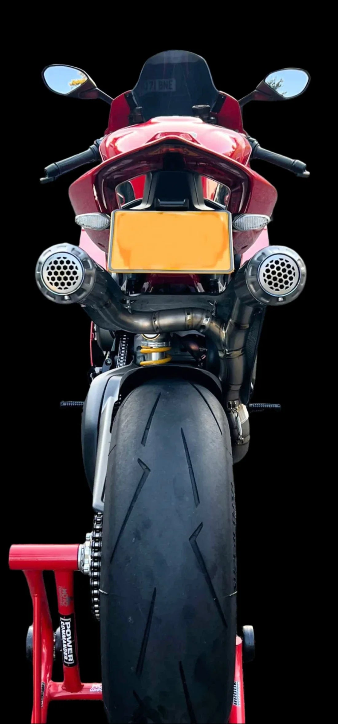 Vandemon Ducati Panigale V4,V4S,V4R & Streetfighter V4 2018-24 Titanium High Mount Exhaust System  DUCV4PANHMEXHMESA VA-124