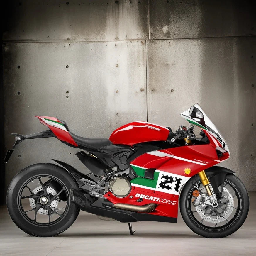 Vandemon  Ducati V2 Panigale & Bayliss Edition Titanium Stealth Slip-On Bimodal Muffler  DUCV2TIEXLINKWVB VA-43