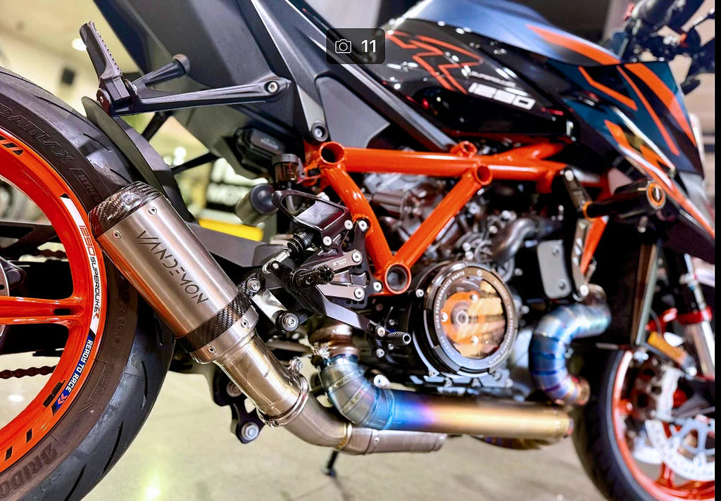 Vandemon  KTM Gen3 Super Duke 1290R / 1390R / RR Vandemon Titanium Headers  KTM129SDTIEXHPC-1 VA-169