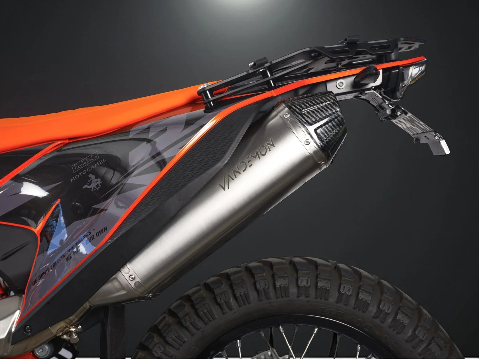 Vandemon KTM 690 Enduro / HUSQVARNA 701 Titanium Exhaust System 2019-2025 KTM690TIBREXHA VR167