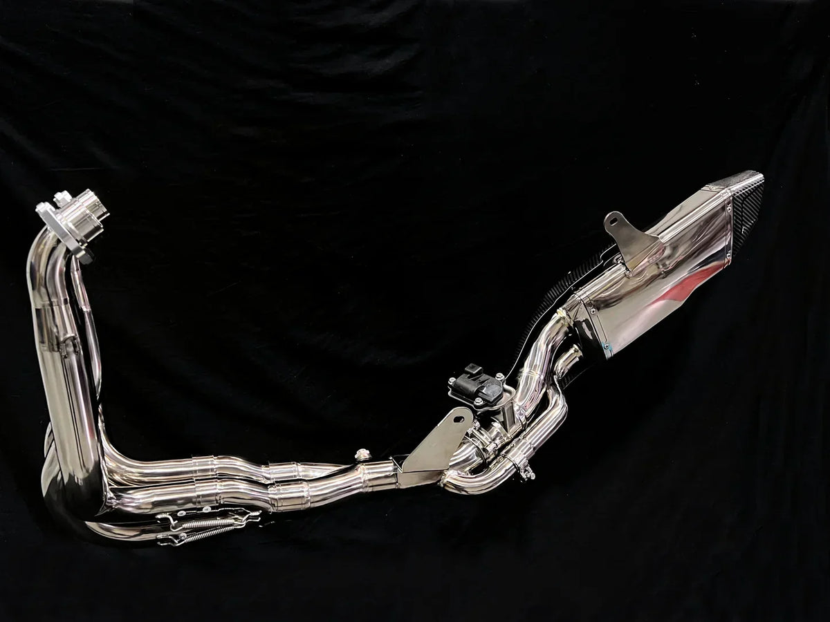 Vandemon  Bimodal Stealth Titanium Exhaust System H2 SE SX   2018-2025 KAWAH2SESXTIEXSYWVB VA-21