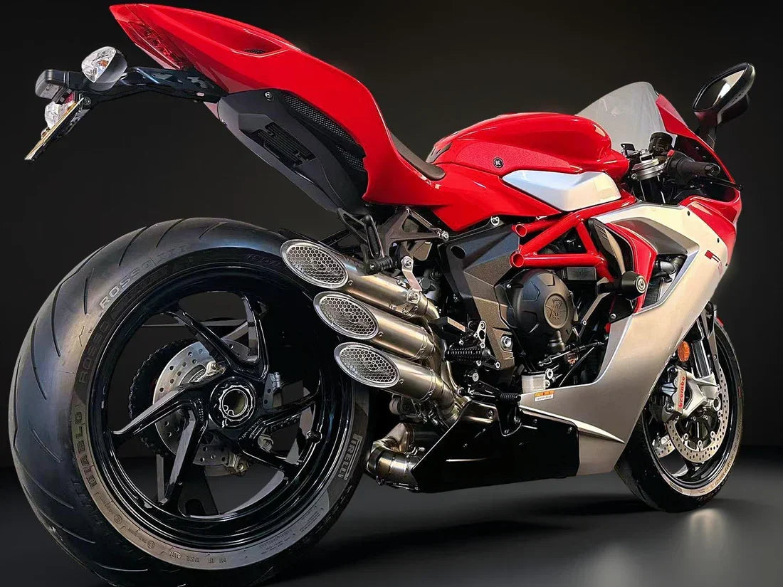 VANDEMON MV AGUSTA F3 800 Titanium Slip-On Muffler and Optional Headers  AGUSTAMVF3MUFFA VA-141
