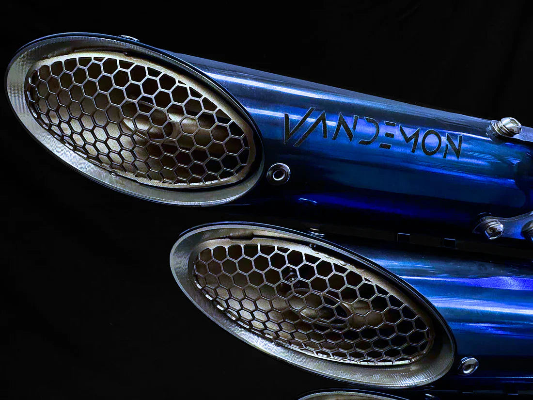 VANDEMON MV AGUSTA Brutale & Dragster 800 Titanium Slip-On Exhaust AGUSTAMV8DRGRTIMUFFB VA-138