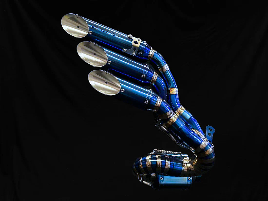 VANDEMON MV AGUSTA Brutale & Dragster 800 Titanium Slip-On Exhaust AGUSTAMV8DRGRTIMUFFB VA-138