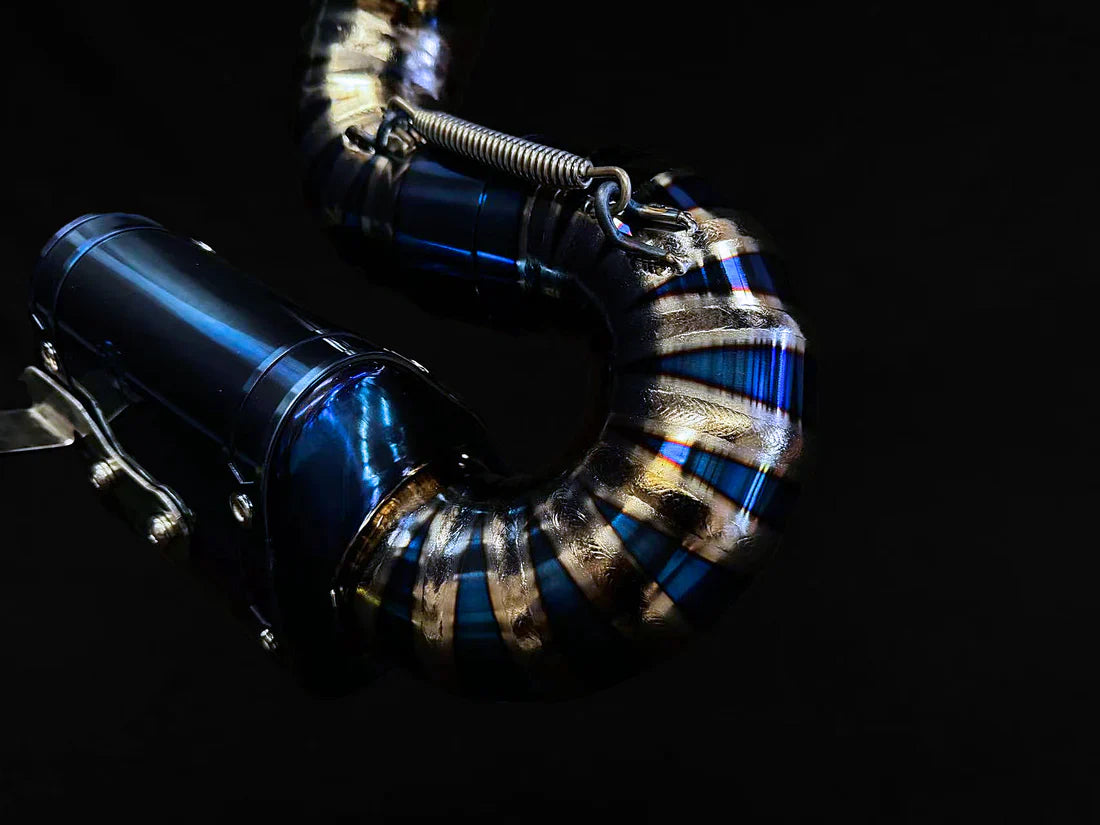 VANDEMON MV AGUSTA Brutale & Dragster 800 Titanium Slip-On Exhaust AGUSTAMV8DRGRTIMUFFB VA-138