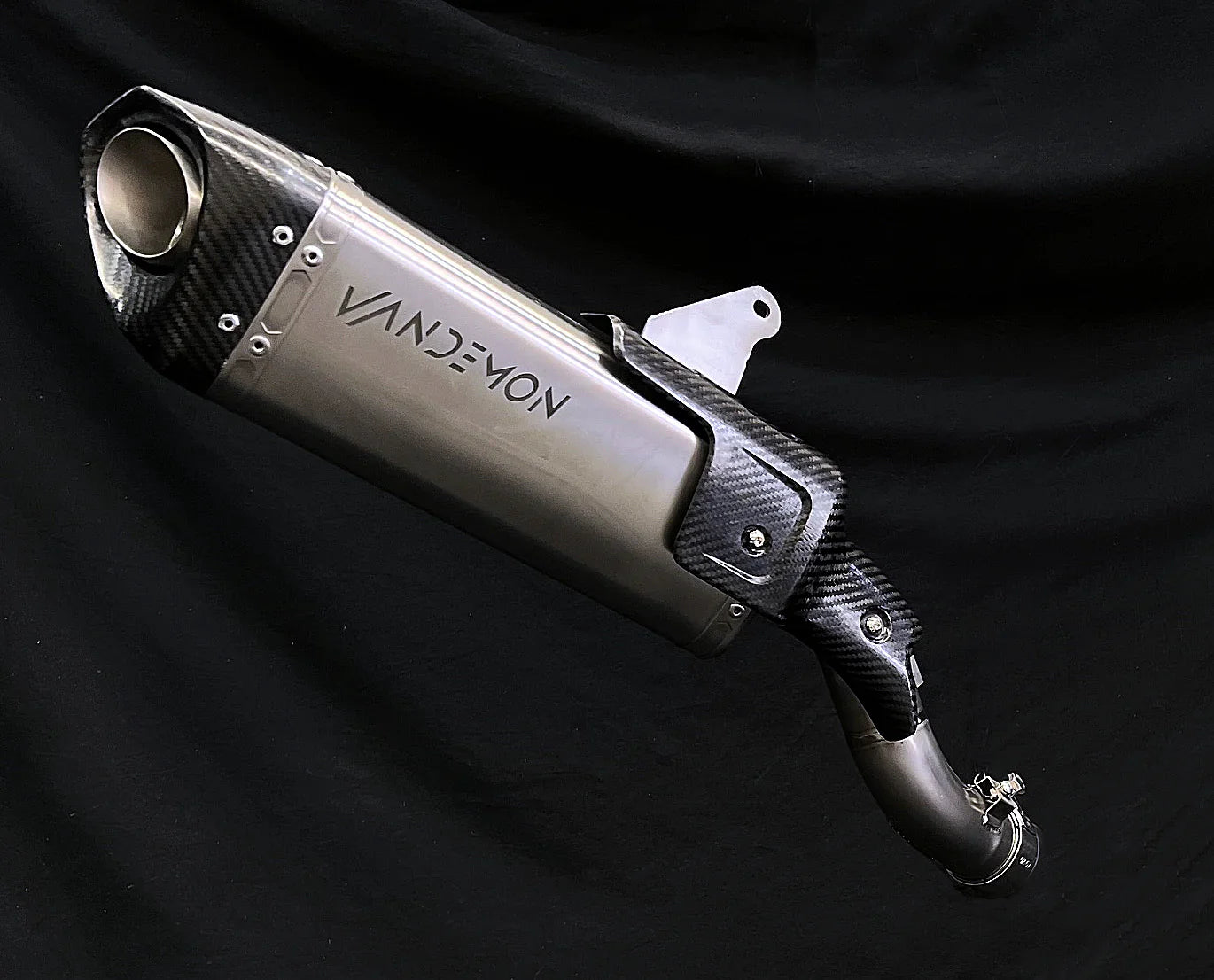 Vandemon  Ducati Multistrada V4 Titanium Slip-On Muffler  DUCV4MTSTIMUFFB VA-33