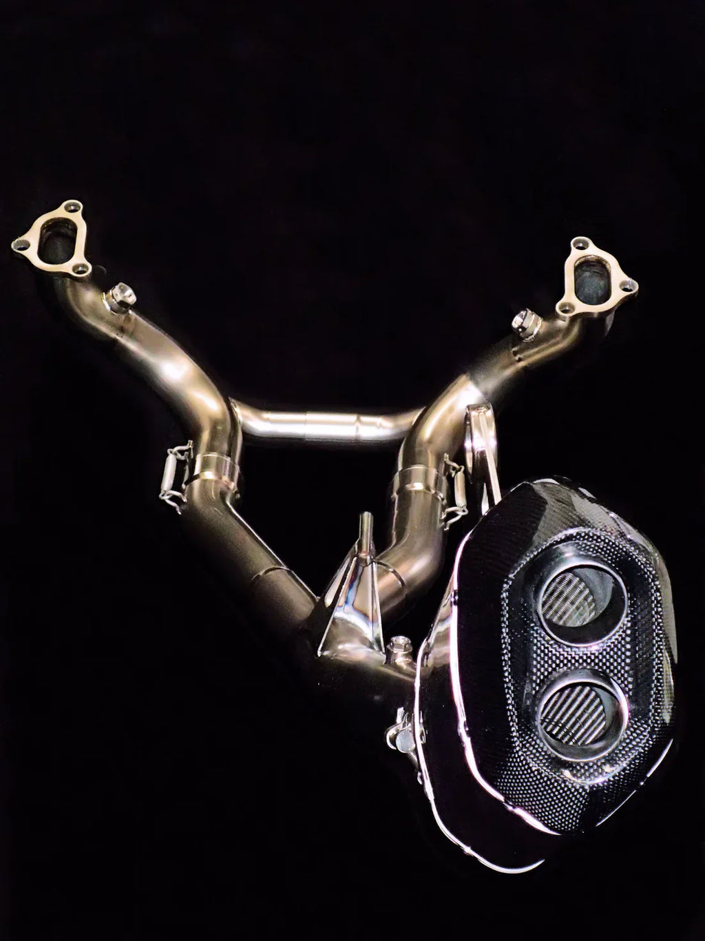 Vandemon  BMW R1250GS Adventure Vandemon Titanium Exhaust System No Valve 2019-23 BMWR1250GSTIEXHCFB VA-23