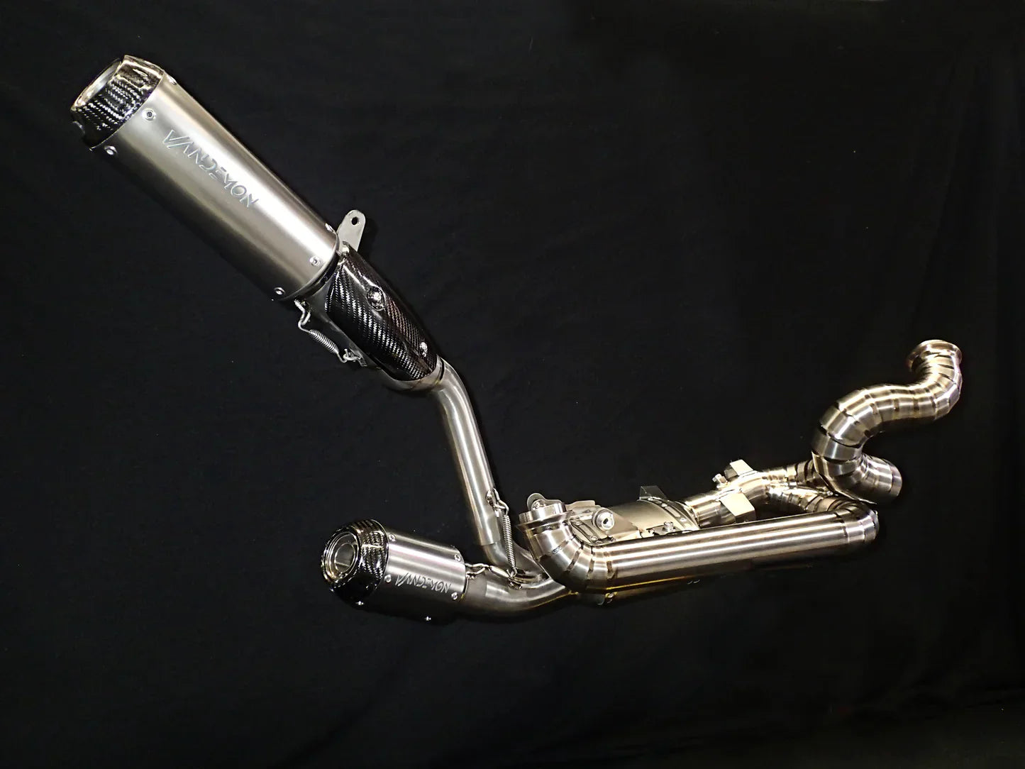 Vandemon  KTM Superduke 1290/1390R/RR Twin Shot Titanium Exhaust System KTM129SDTIEXHPB VA-63