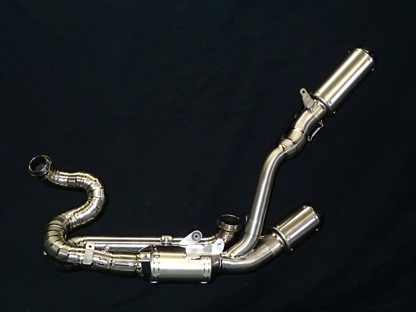 Vandemon  KTM Superduke 1290/1390R/RR Twin Shot Titanium Exhaust System KTM129SDTIEXHPB VA-63