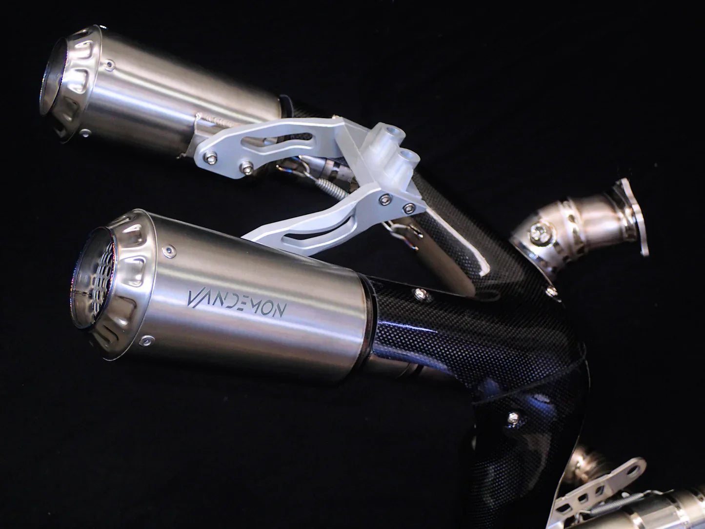 Vandemon Ducati Panigale/ Streetfighter V2 955 Full Titanium High Mount Exhaust System 2019-24 DUCV2TIEXHSMESA VA-125
