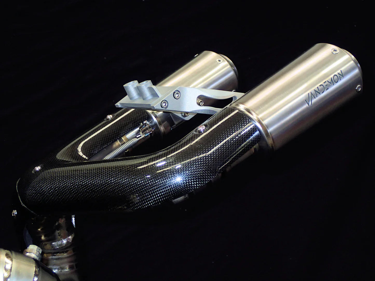 Vandemon Ducati Panigale/ Streetfighter V2 955 Full Titanium High Mount Exhaust System 2019-24 DUCV2TIEXHSMESA VA-125