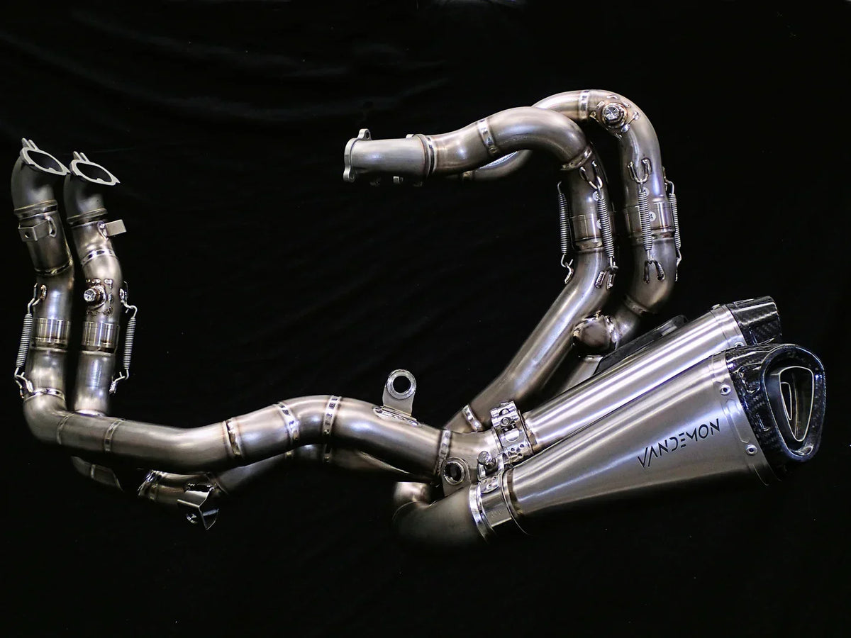 Vandemon  Ducati Panigale V4S & V4R Full Titanium Exhaust Kit 2018-20 DUCV4TIEXHSYSNA VA-37