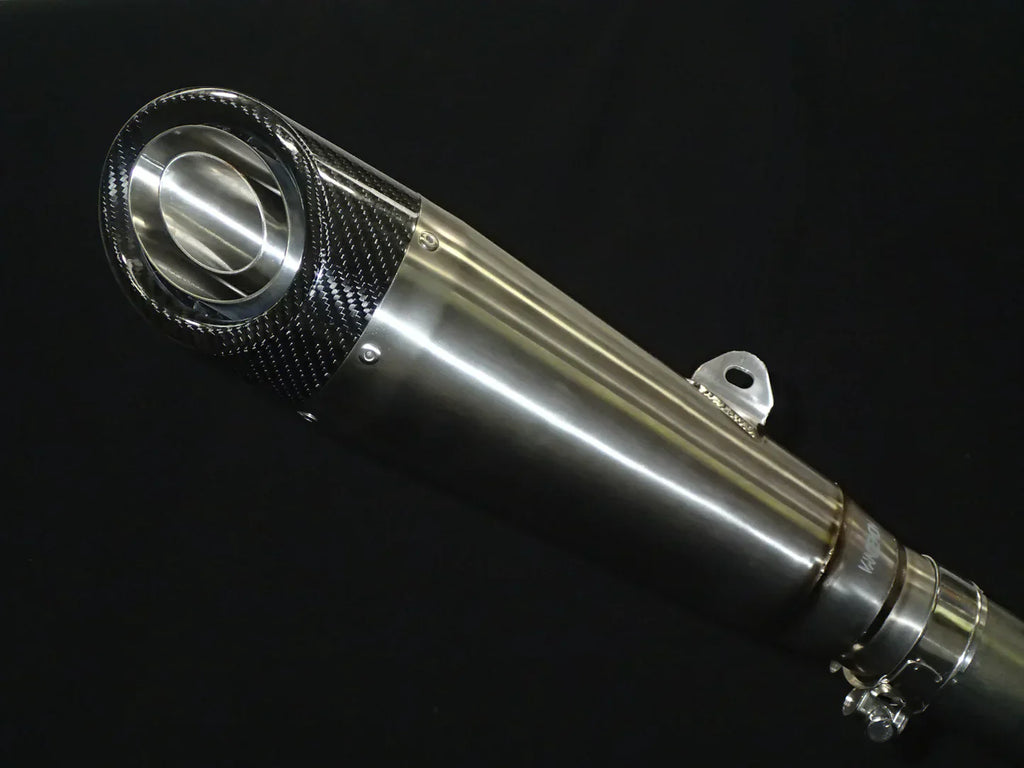 IN STOCK Vandemon Titanium Carbon Tip Slip-On H2 SE SX 2018-24 SKU: KAWAH2SESXH2RTIMUFC VA-145