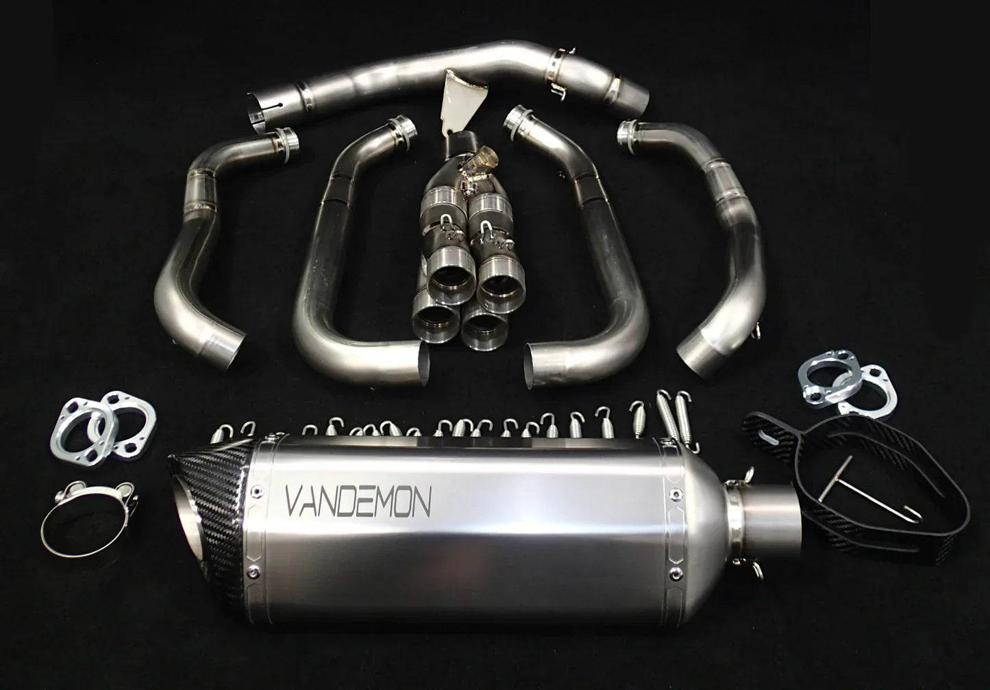 Vandemon  Z1000 & SX Titanium Exhaust Single Titanium Muffler KAWAZ10EXTITISA VA-85