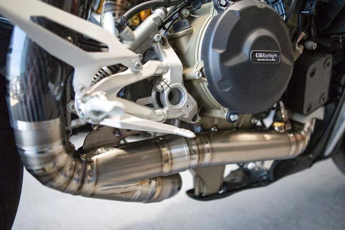 Vandemon  Ducati Panigale 1199, 1199S, 1299S, 1299 SP & R  2011-18 Titanium High Mount Exhaust System DUC129TIEXHMESA VA-36