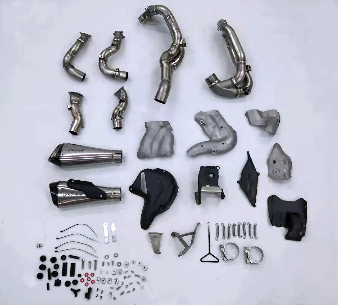 Vandemon  Ducati Panigale V4S & V4R Full Titanium Exhaust Kit 2018-20 DUCV4TIEXHSYSNA VA-37