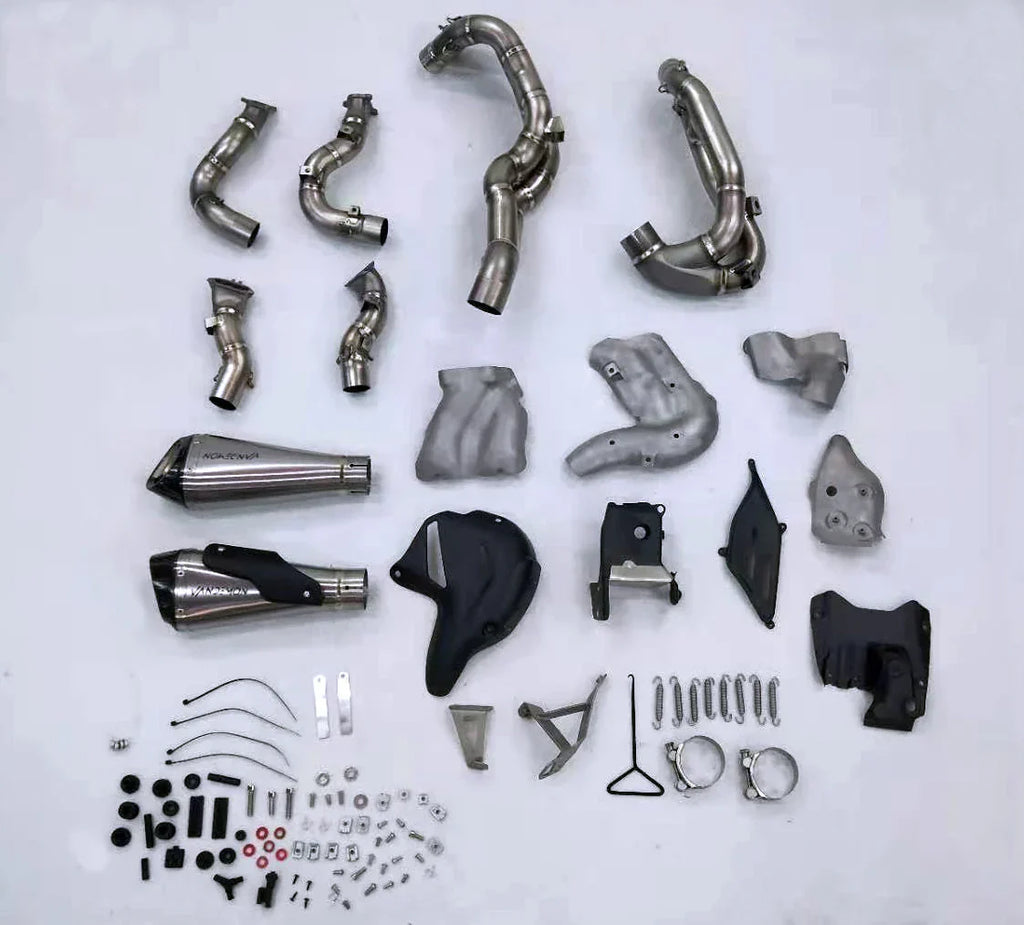 Vandemon  Ducati V4 / V4R Panigale & Streetfighter Full Titanium Exhaust system 2023-2024 SKU: DUCV4TIEXHSYSNC VA-44