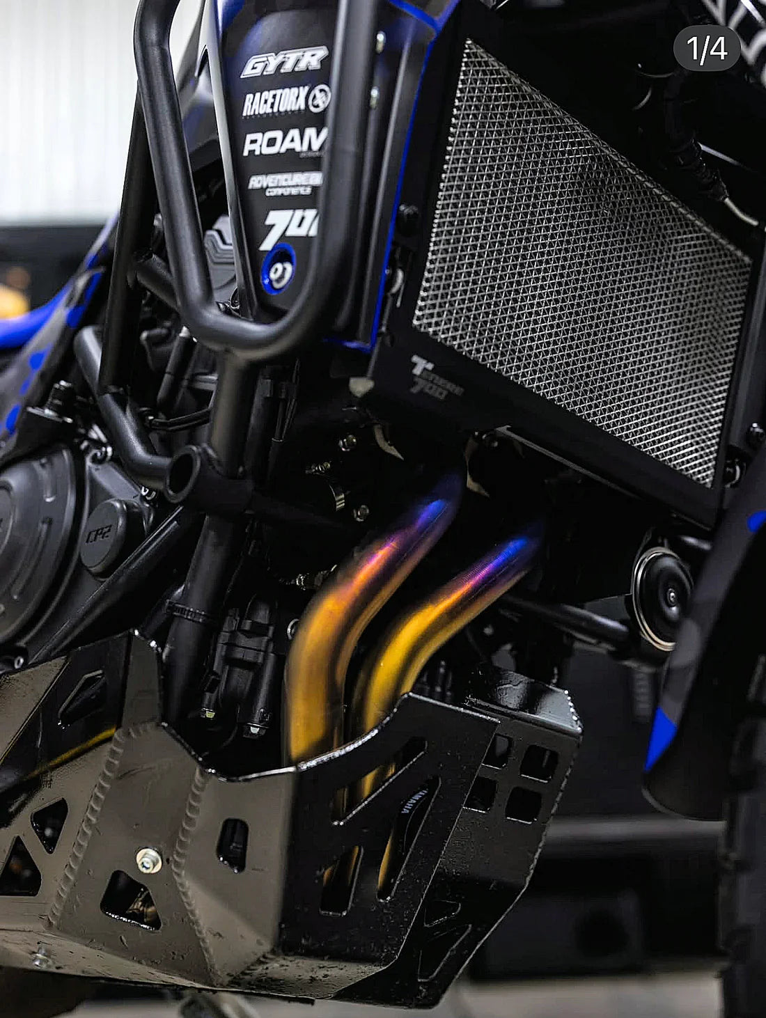 Vandemon  T7 Yamaha Tenere 700 Adventure Full Titanium Exhaust System YAMATENR7TIEXHBRC VA-74