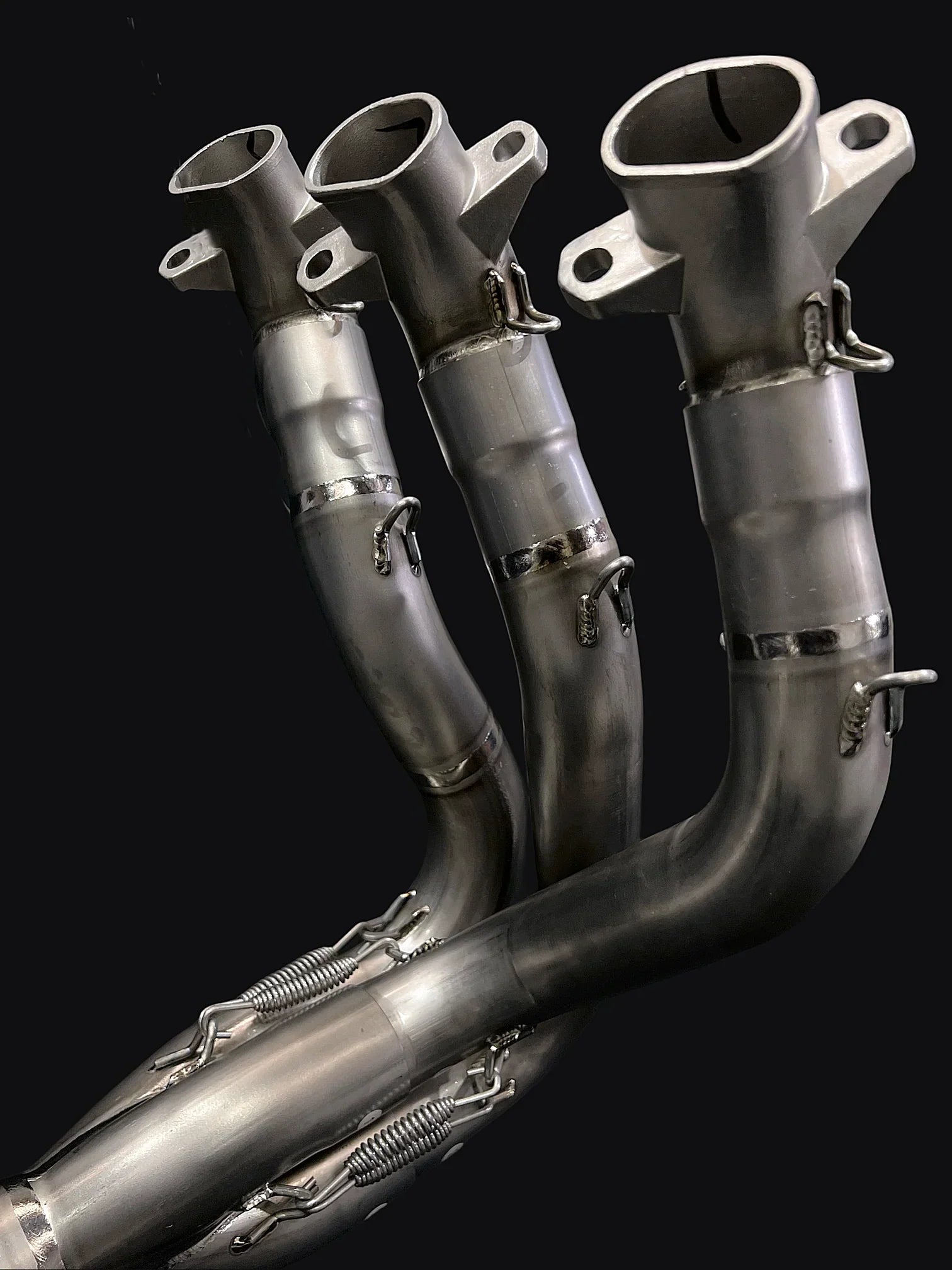 Vandemon Triumph 765 S/R/RS and Moto 2 Street Triple Slash Cut Titanium Exhaust 2023-2024 TRIUM765STTIEXB VA-149