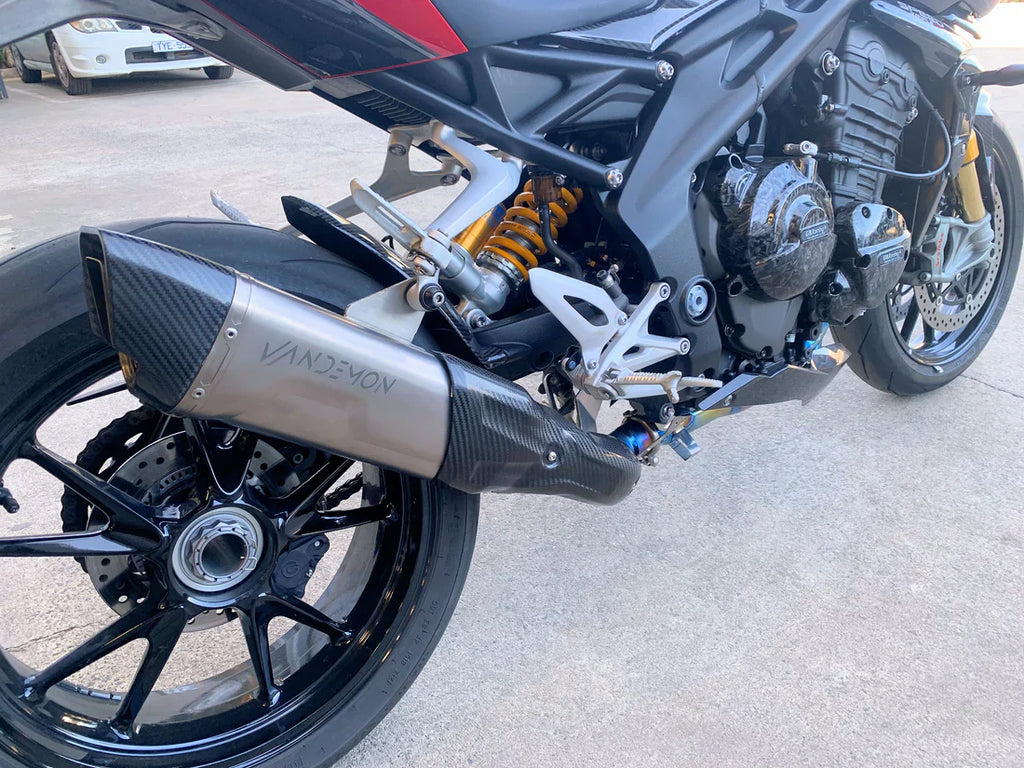 Vandemon  Triumph Speed Triple 1200RS & RR Titanium Full Exhaust System 2025-2026 VA-172