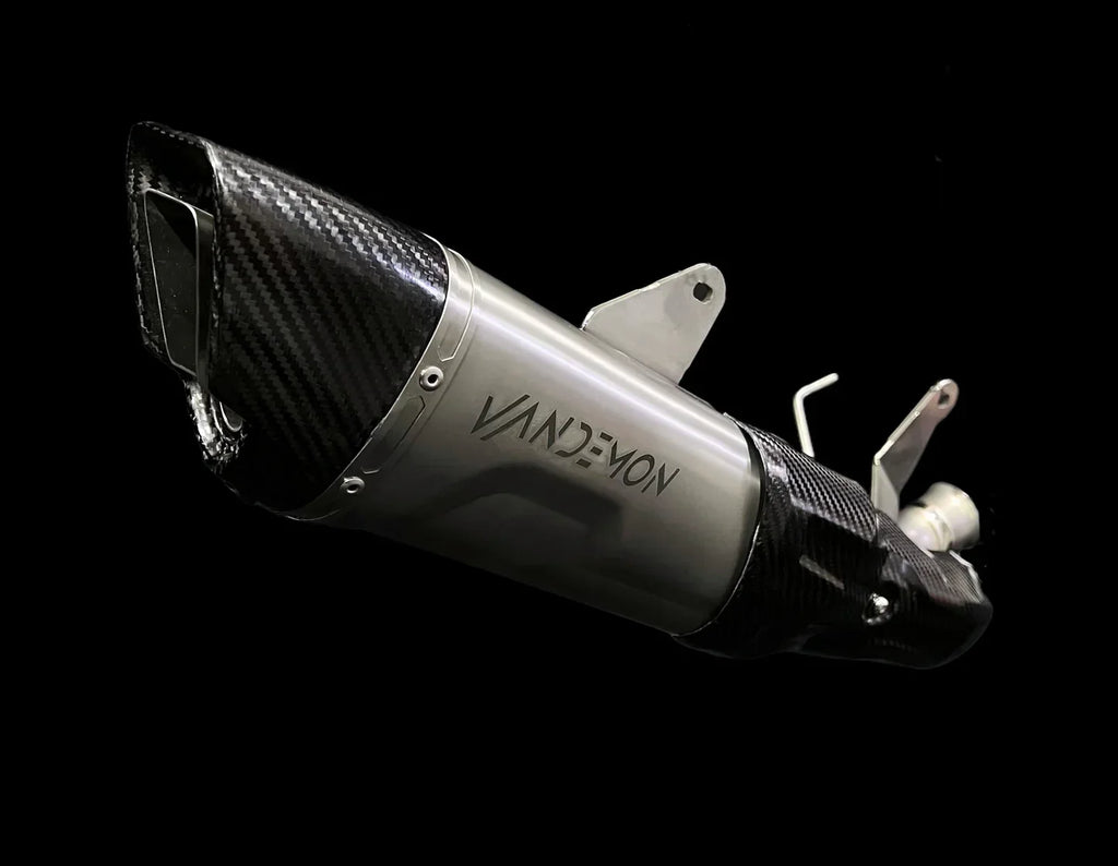 Vandemon Triumph Speed Triple 1200RS & RR Titanium Slip-On Muffler TRIUM120SPDMUFA VA-158