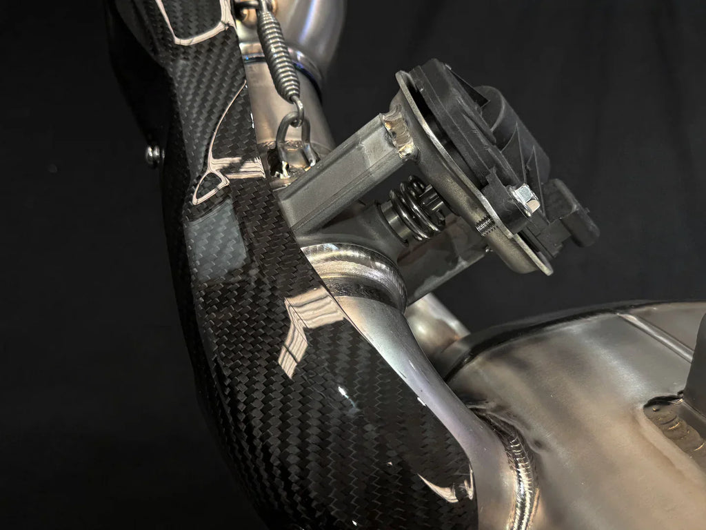 Vandemon Triumph Speed Triple 1200RS & RR Bimodal Titanium Stealth Slip-On Muffler TRIUM120SPDMUFB VA-157