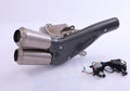 Vandemon Triumph Rocket 3R & GT 2500 2024-2025  Titanium Bimodal Stealth Side Mount Titanium Slip-On TRIUMROCKET3SMMUFB VA-153
