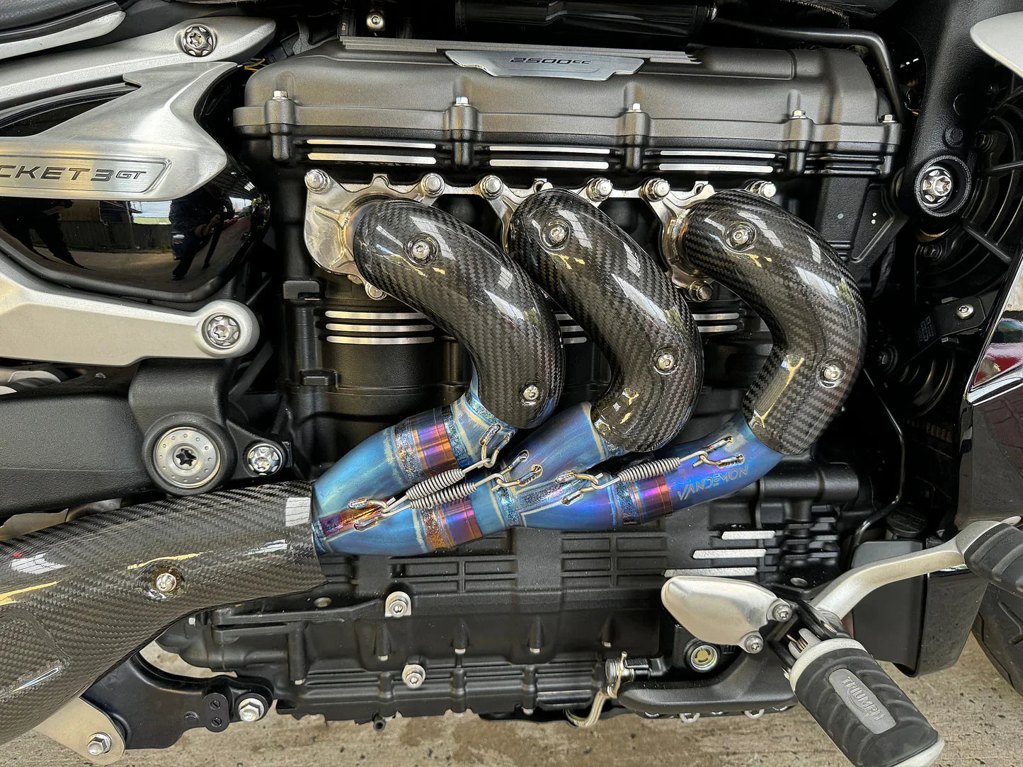 Vandemon Triumph Rocket 3R & GT 2500cc 2019-2025 Titanium  Exhaust Manifold TRIUMROCKET3SSHEADR VA-11