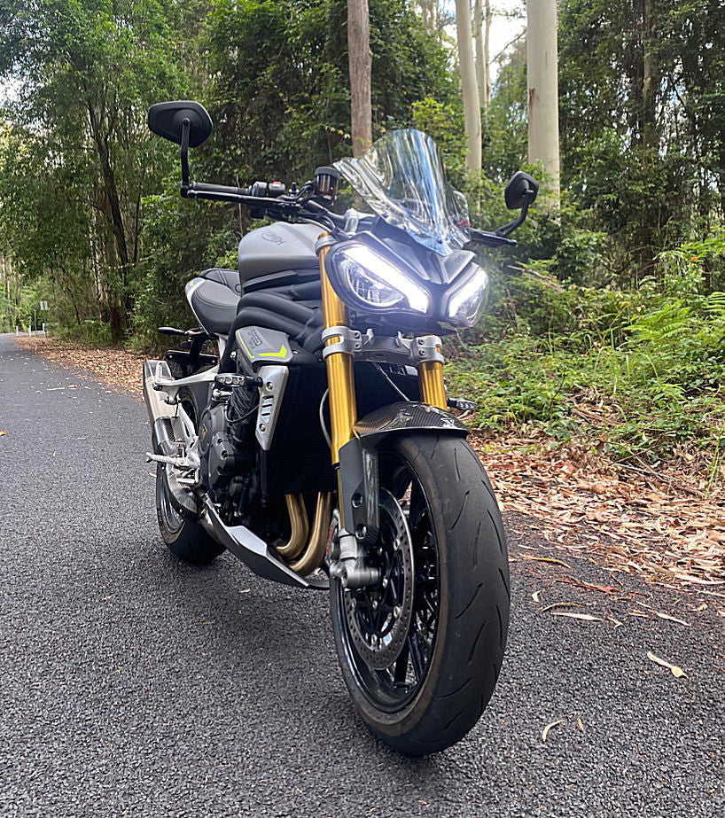 Vandemon FULL Titanium SYSTEM Triumph Speed Triple 1200RS & RR Bimodal Stealth TRIUM120SPDMUFB +TRIUM120SPDHEADR VA-131