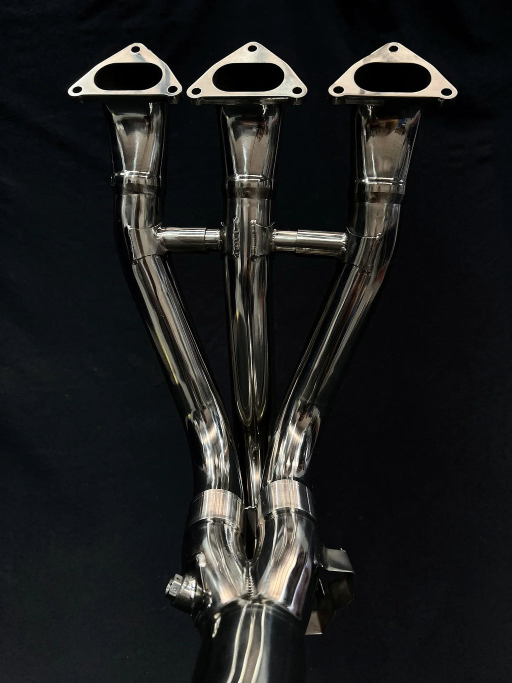 Vandemon Triumph Speed Triple 1200 RS & RR 2021–2024  Titanium POLISHED Headers and Link Pipe  TRIUM120SPDHEADRB VA-156