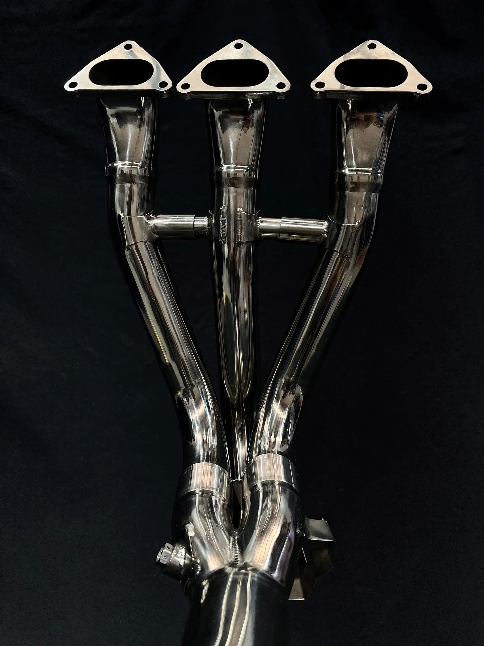 Vandemon Triumph Speed Triple 1200 RS & RR 2021–2024  Titanium POLISHED Headers and Link Pipe  TRIUM120SPDHEADRB VA-156