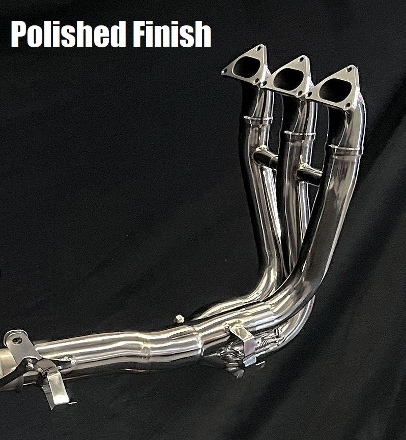 Vandemon Triumph Speed Triple 1200 RS & RR 2021–2024  Titanium POLISHED Headers and Link Pipe  TRIUM120SPDHEADRB VA-156