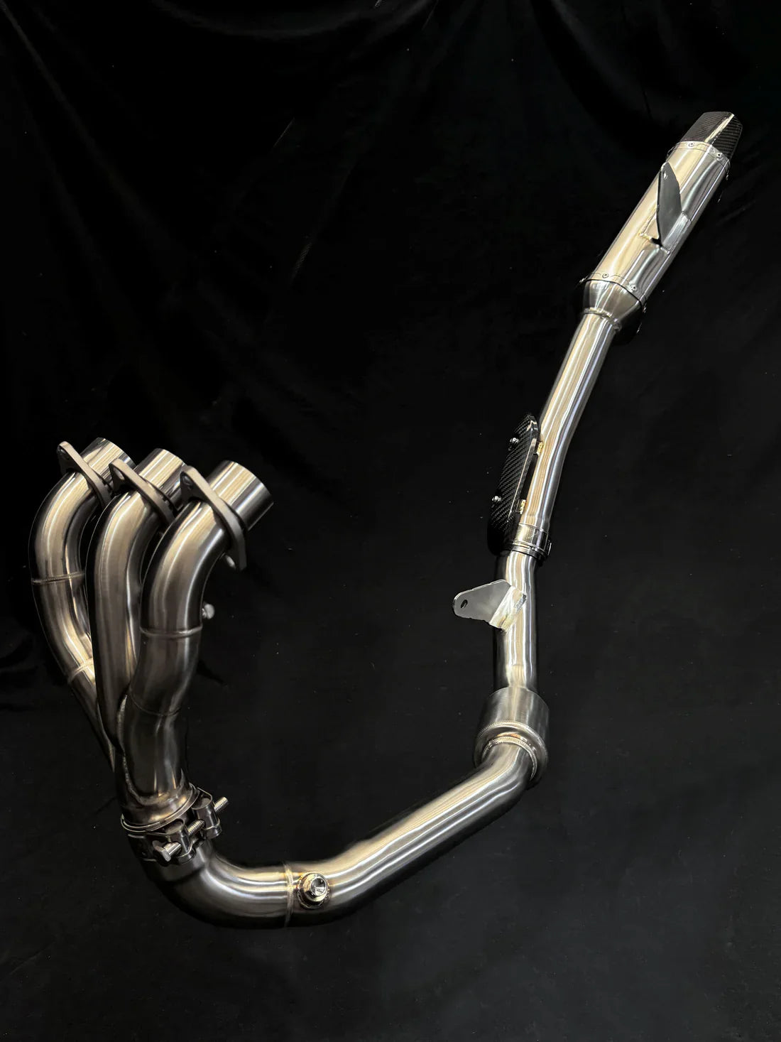 IN STOCK Vandemon TRIUMPH Tiger 850-900 Full Exhaust System SKU: TRIUMTGR900SSEXHA VA-12