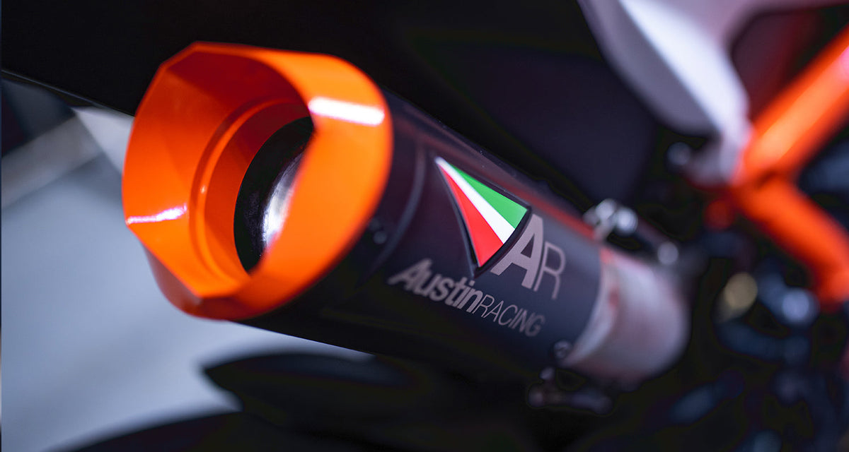 Austin Racing 2020 - 2024 KTM SUPERDUKE 1290 R/RR/EVO RS2 FULL RACE EXHAUST SYSTEM  AR0006