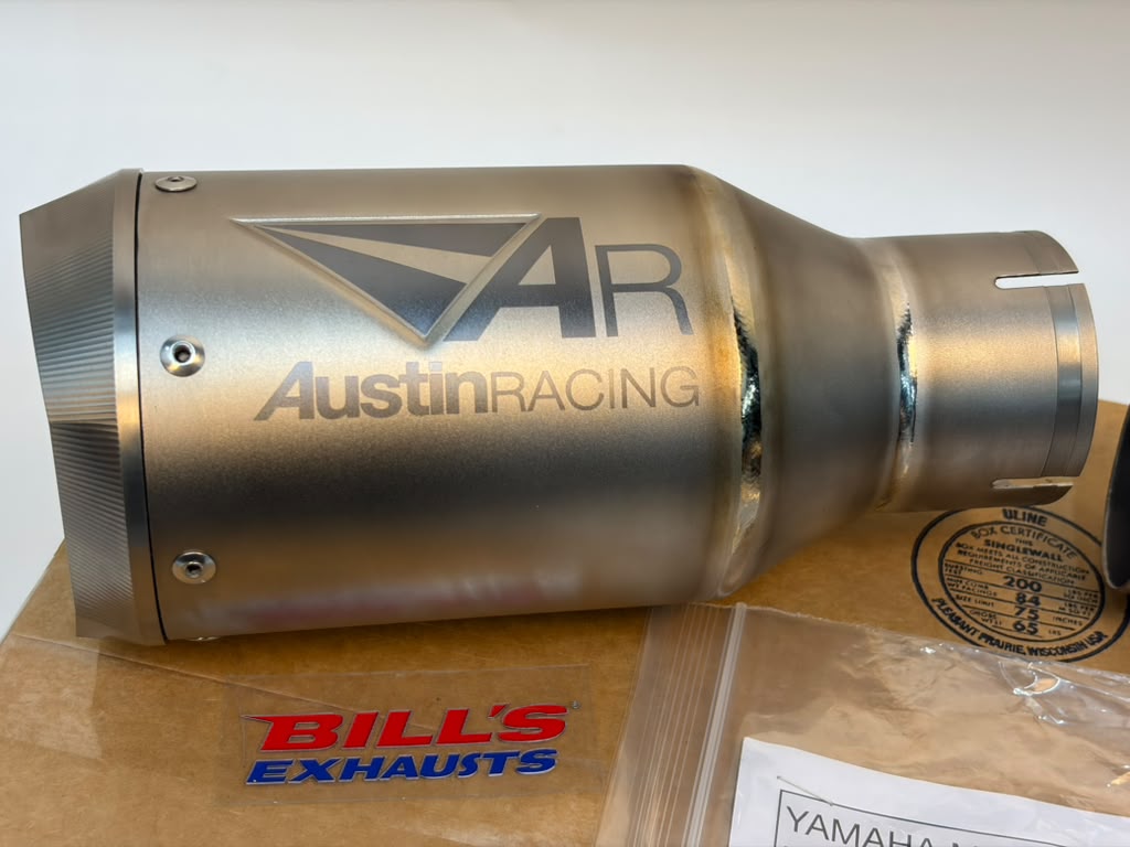 IN STOCK Austin Racing GP1R 2022 - 2025 Yamaha MT10/FZ10 Belly Exit De-Cat Race Exhaust Systems  AR71-3