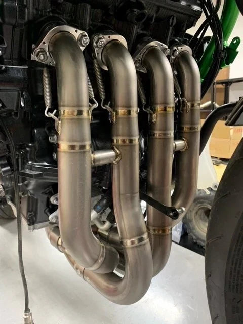 Vandemon Brushed Titanium Exhaust System  Ninja ZH2  2020-25 KAWAZH2TIEXHSYSBRUB VA-98