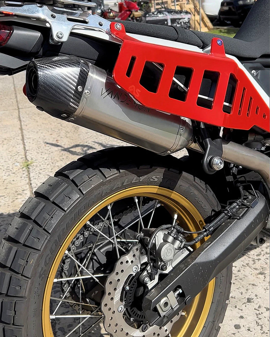 Vandemon  T7 Yamaha Tenere 700 Adventure Full Titanium Exhaust System YAMATENR7TIEXHBRC VA-74