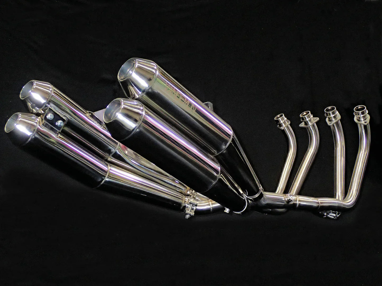 Vandemon  Retro Stainless Steel Exhaust System  Z900RS Cafe Racer 2018-24 KAWAZ900RS424SSEXHA VA-66
