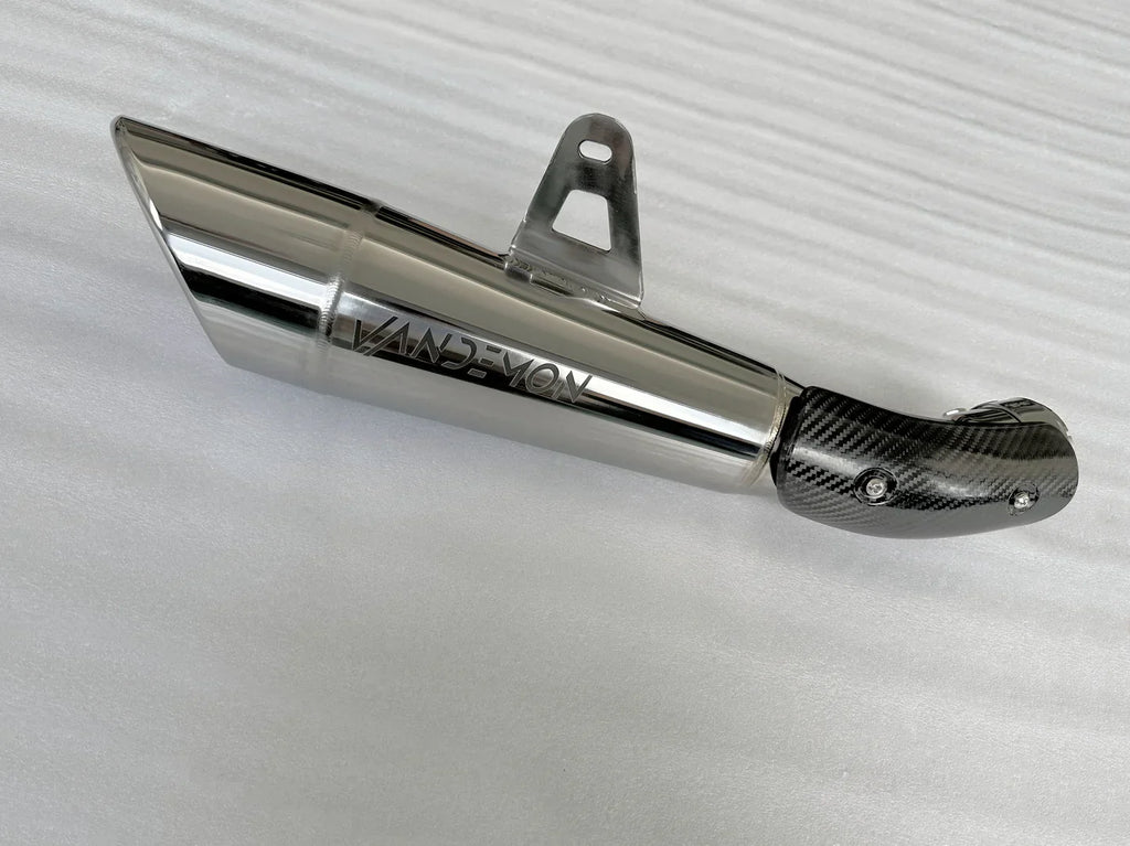 IN STOCK Vandemon  Titanium Slip-On Kawasaki Ninja ZH2 H2R   KAWAZH2TIMUFPOLA VA-7