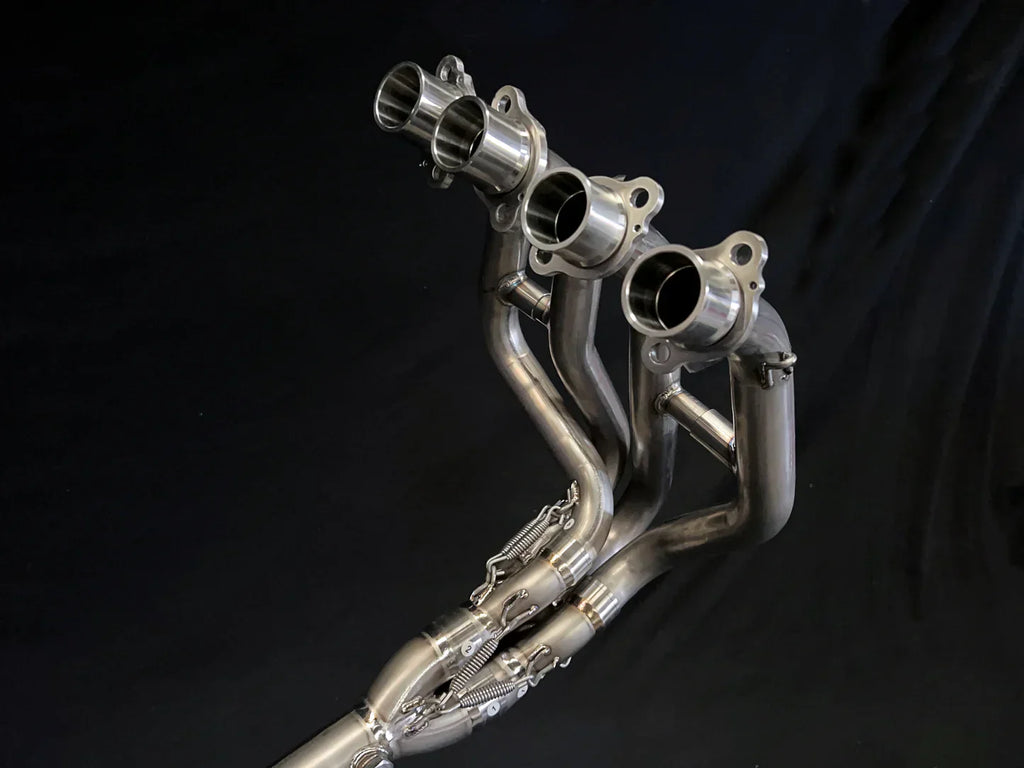 Vandemon Titanium Low Mount Exhaust System  ZX4R-ZX4RR  2023- 2025 KAWAZX4RTILMEXHA VA-76